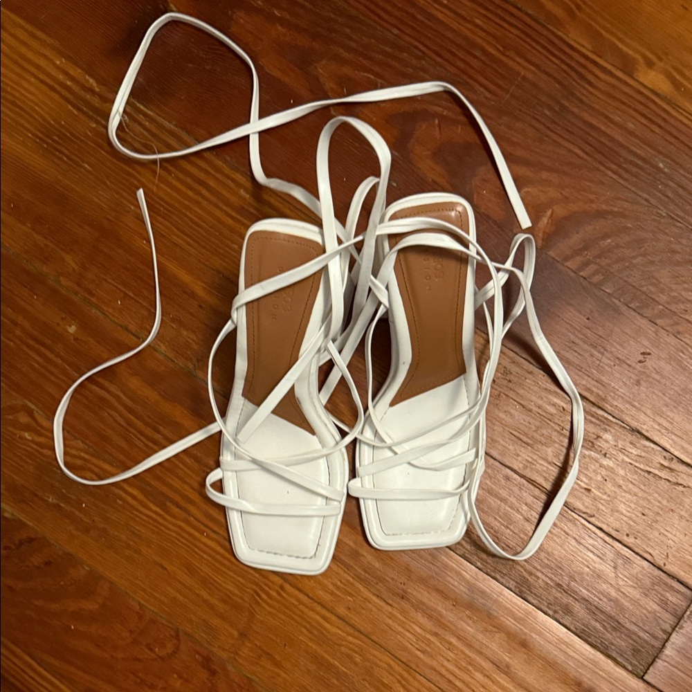 ASOS White Strappy Sandals